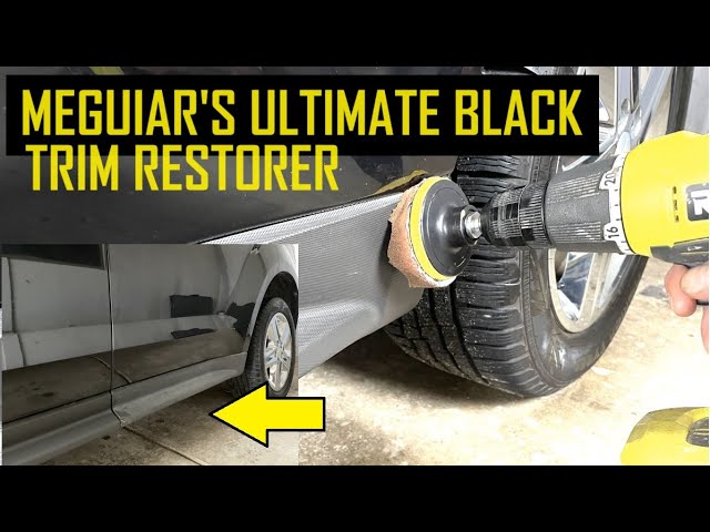 Meguiar's Ultimate Black Trim Restorer - Auto Detailing Tips, Auto  Detailing DIY 