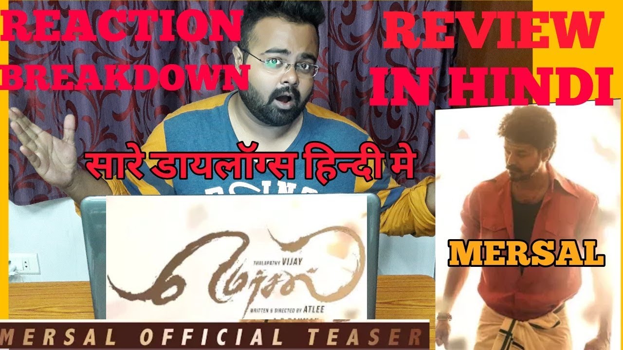 Mersal - Official Tamil Teaser | Reaction | Review | Breakdown | Vijay