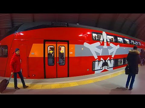 Video: Wanneer Verschijnen Dubbeldeks Aeroexpress-treinen In Moskou?