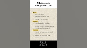 This schedule ⭐️ #life #motivation #growth #inspiration #shorts #explore #explorepage