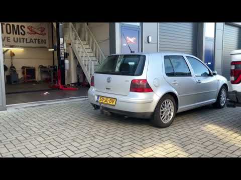 Golf 4 GTI middendemper delete met een blast einddemper en nieuw sierstuk