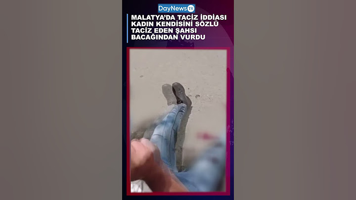 Malatya'da Taciz Kurşunu; Kendisini Taciz Eden Adamı Vurdu