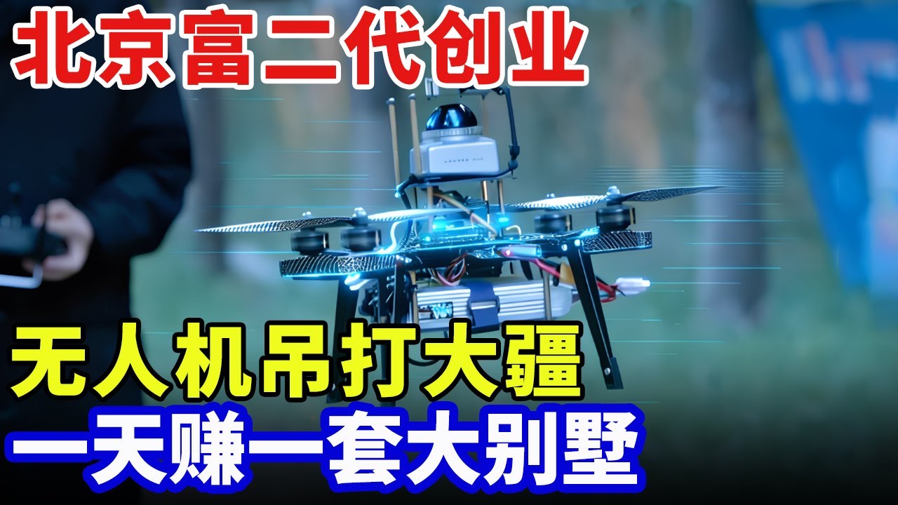 北京富二代创业，全新无人机吊打大疆，订单接到爆，一天赚一套大别墅【科技中国】