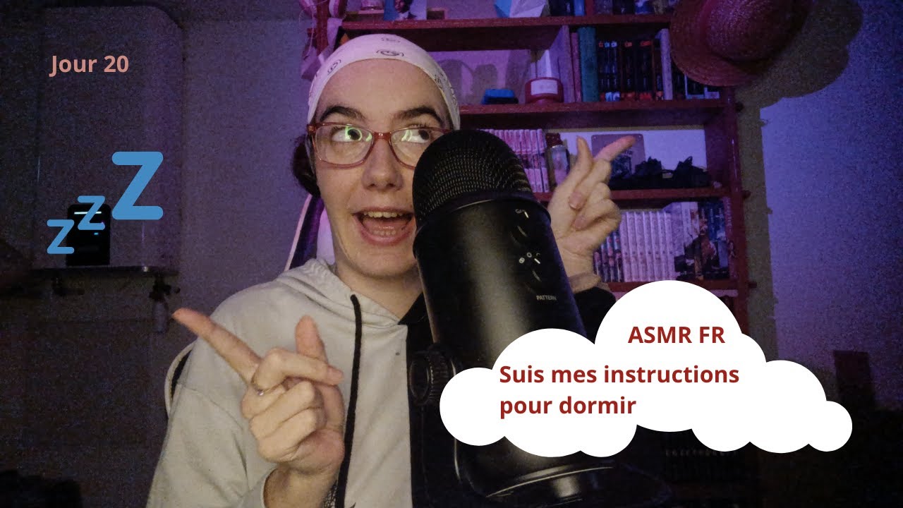 ASMR FR - Suis mes instructions pour bien dormir 😴💤🛏️