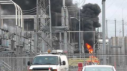 BC Hydro Richmond Transformer Fire