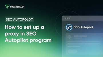 Proxy settings in SEO Autopilot