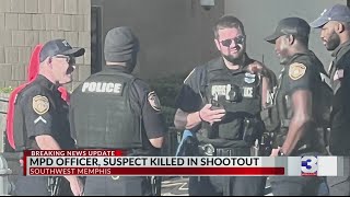 MPD officer, suspect dead after shootout