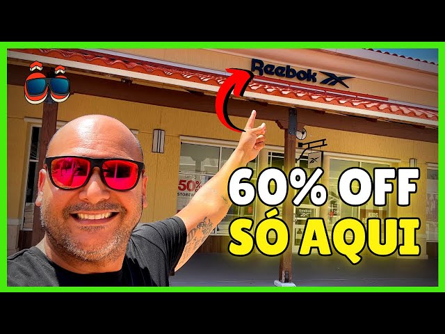 Reebok com até 60% de desconto 