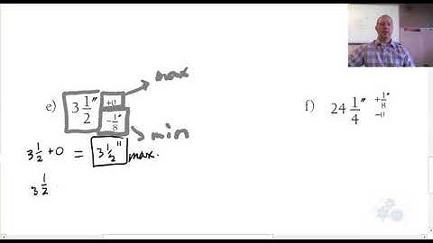 WA 30 2.2 Tolerances #2of2