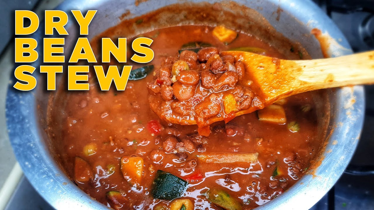 How to make tasty dry BEANS stew |The cooking nurse