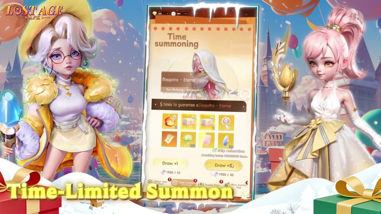 Lost Age: AFK | ❄️ Winter Celebration is Here in Lost Age! 🎁