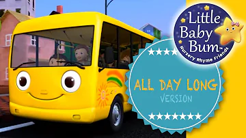 Wheels On The Bus | UK | Part 1 | "All Day Long" version from LittleBabyBum!