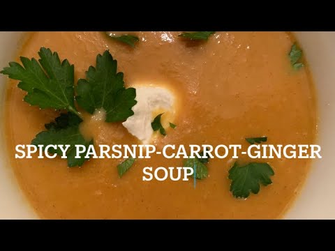 Spiced Carrot Ginger Soup Recipe [+VIDEO] 🍲