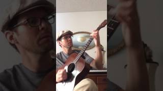 hokum blues played on a tenor guitar