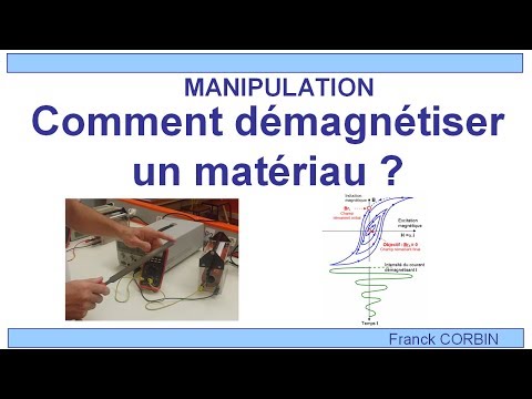 Vidéo: Comment démagnétiser le métal à la maison ?