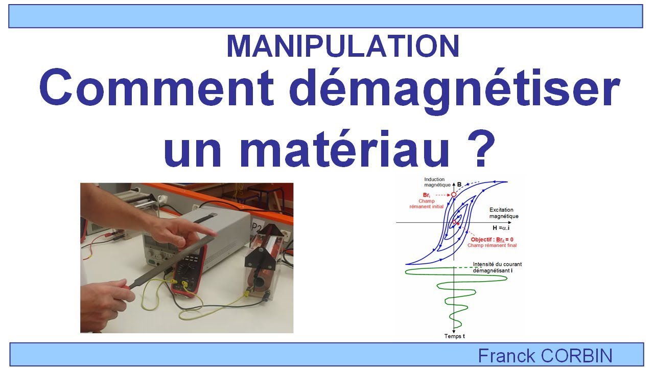 Comment démagnétiser un matériau ? YouTube