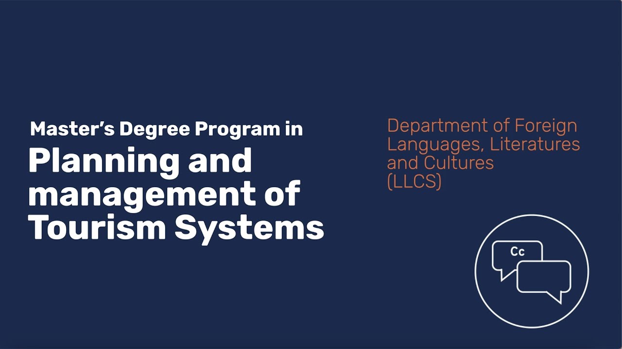 UNIBG | Laurea magistrale in Planning and Management of Tourism Systems, LLCS