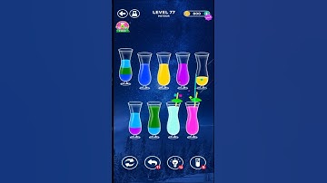 Water Sort Puzzle - Level 77 - Color Water Sort - New Bottle -Gameplay #shorts #shortvideos #foryou