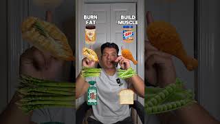 Eat these foods to burn fat and build muscle #gym