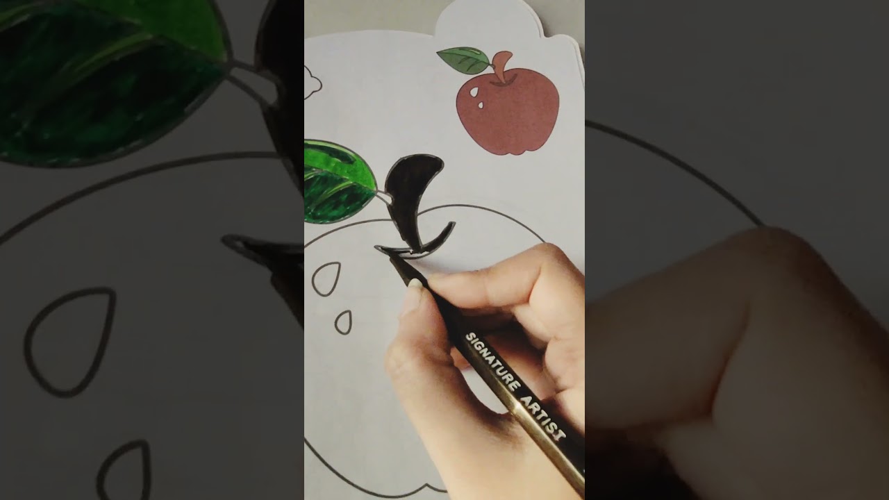 Nursery rhymes. Fruits colouring pages.Video for toddlers 