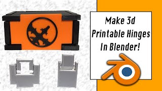 Design 3D Printable Hinges // Blender and 3D Printing Tutorial Net Worth