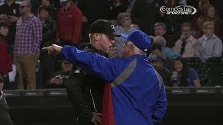 Renteria is ejected for arguing strikes