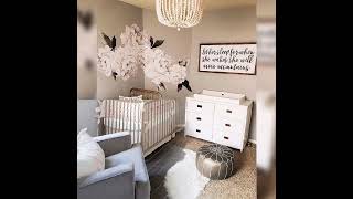 ADORABLE NURSERY DESIGN IDEAS/NEW BORN ROOM DECORATIONS IDEAS#roomdecor