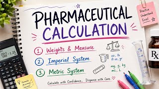 Master the fundamentals of Pharmaceutical Calculation with this easy-to-understand lecture!