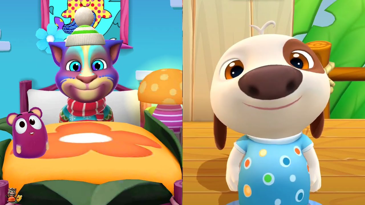 Blue Jolly Outfit Vs Hank Iceland | My Talking Tom 2 Vs My Talking Hank Iceland