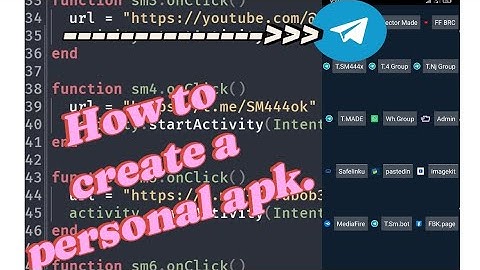 How to make a Personal apk Making Tutorial 🔥 | #Andlua