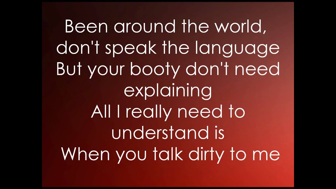 Jason Derulo - Talk Dirty lyrics - YouTube