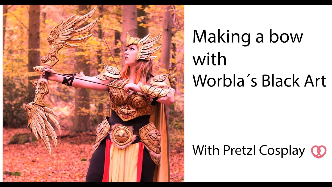 Cosplay tutorial: Making a bow for Pokemon Pidgeot with Black Worbla