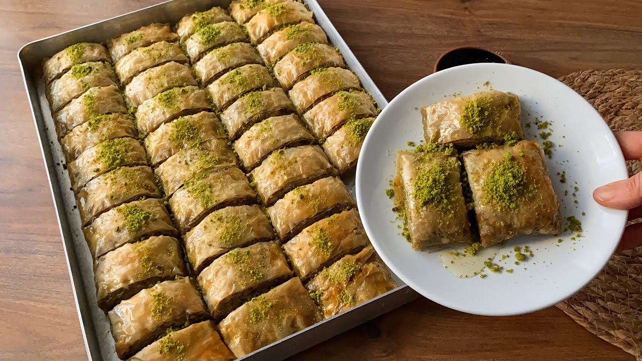 ОРИГИНАЛЬНЫЙ РЕЦЕПТ АНТЕПСКОЙ ПАХЛАВЫ, НА КОТОРЫЙ Я ПОЛУЧАЮ 20 ПОДНОСОВ ЗАКАЗОВ В ДЕНЬ