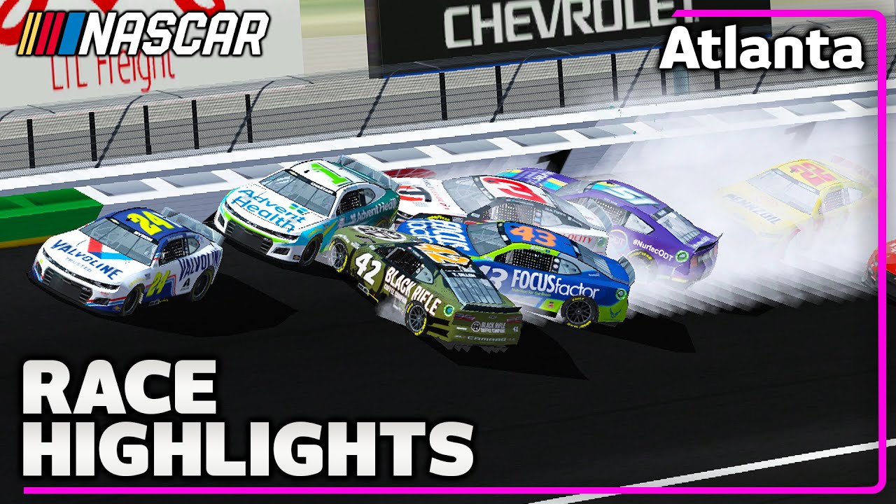 MULTIPLE BIG ONES STRIKE IN ATLANTA! - NR2003 2022 Atlanta Race Highlights