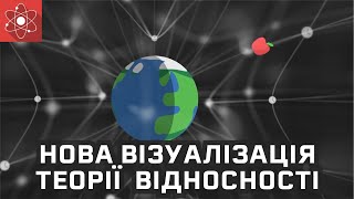 Новий спосіб візуалізації гравітації (загальної теорії відносності) [ScienceClic]