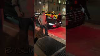 BTS Members Arrive Their Hotel After Performed But The Hardest Things To See Rm Walk With The Cane😭💜