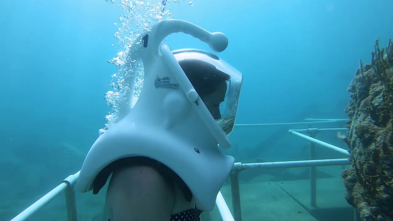 sea trek helmet dive st maarten