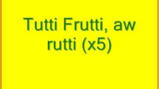 Tutti Frutti - Little Richard Lyrics chords