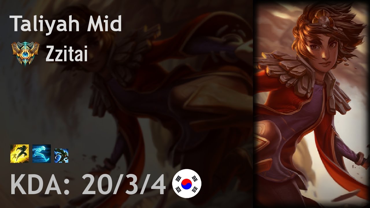 Taliyah Mid vs Viktor - Zzitai - KR Challenger Patch 7.8