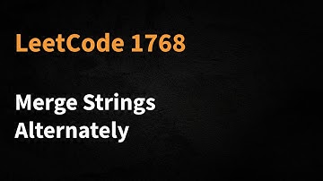 Merge Strings Alternately - Leetcode 1768 - Python | Tamil