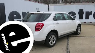 Beginner’s Guide to Installing the etrailer Trailer Hitch Receiver on a 2017 Chevrolet Equinox
