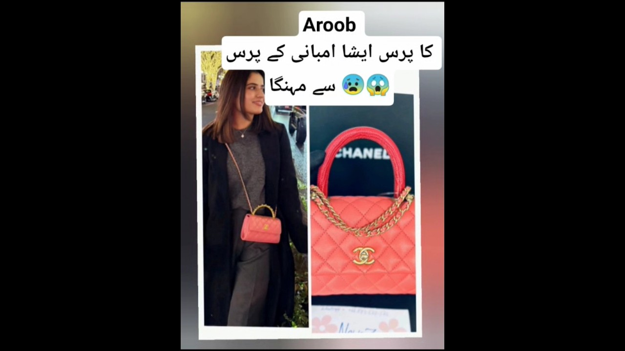 Aroob jatoi Vs Esha Ambani purse prices 😱 