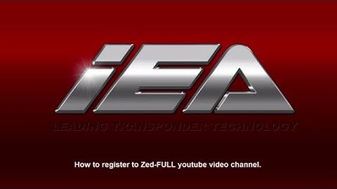 How to register to Zed-FULL youtube video channel.