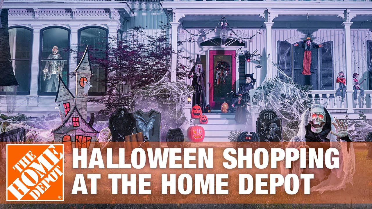 Outdoor Halloween Decoration Shopping The Home Depot YouTube