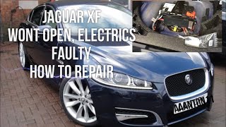 Jaguar XF Wont open, Or Start, also Random Electrical Faults inc Indicators