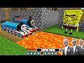 TRAPS for Smallest THOMAS THE TANK ENGINE.EXE from SPONGEBOB.EXE in Minecraft - Coffin Meme