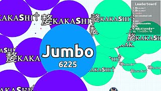 Crazy Fail! EPIC AGAR.IO SOLO GAMEPLAY!