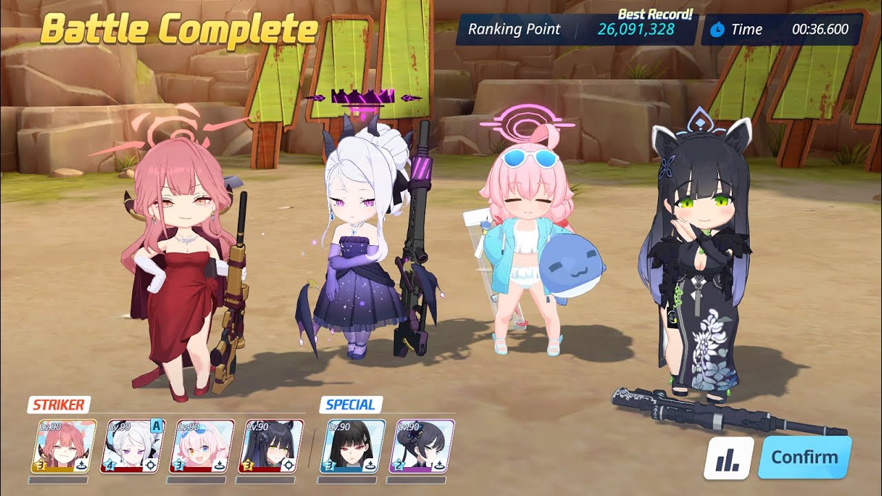 [Blue Archive] S24 Grand Assault Outdoors KAITEN FX Mk.0 (Red) Insane 1T 26,091,328pt