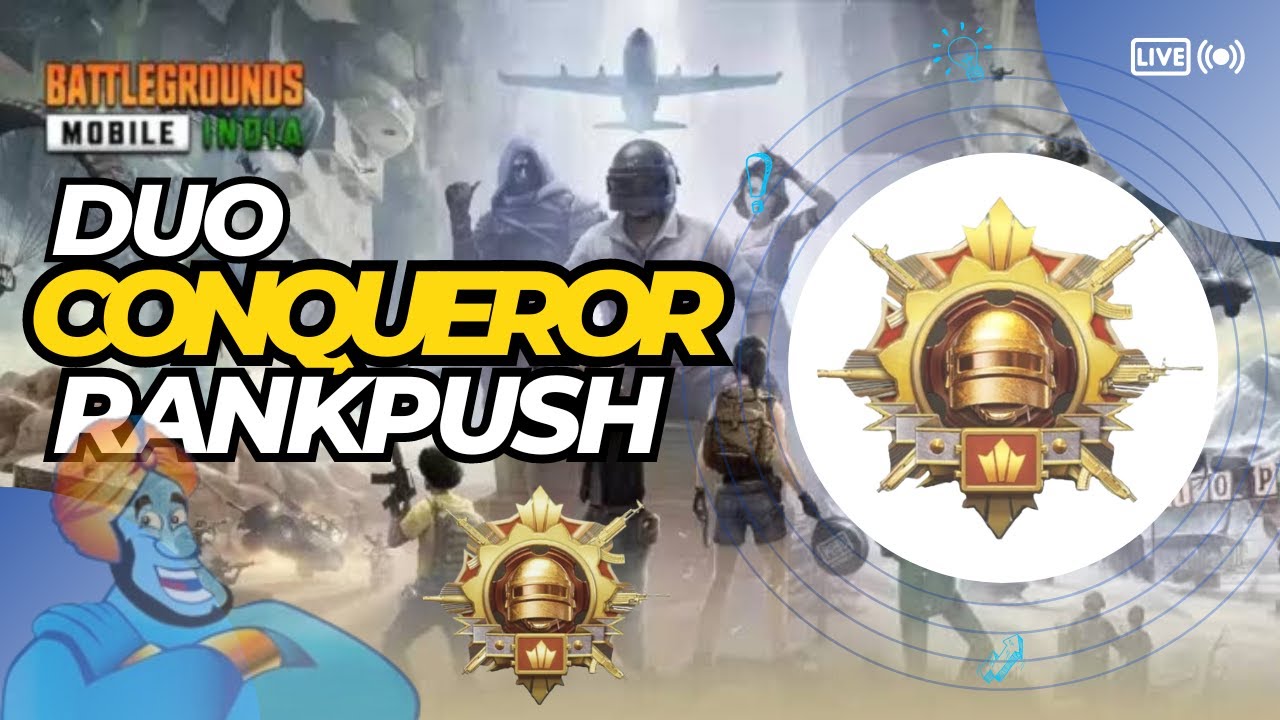 CONQUEROR RANK PUSH | BGMI LIVE | #bgmi #pubgmobile #conqueror - YouTube