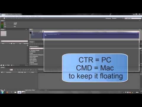 AE Basics 1: Workspaces in Adobe After Effects